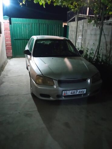 тарнео аккорд: Hyundai Accent: 2001 г., 1.5 л, Механика, Бензин, Седан