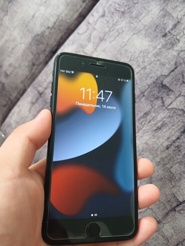 цены на бу айфоны: IPhone 7 Plus, Колдонулган, 128 ГБ, Кара, Каптама, 96 %
