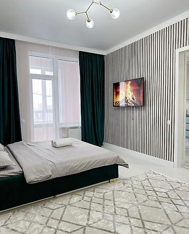 Посуточная аренда квартир: 1 комната, Душевая кабина, Постельное белье, Кондиционер — 6