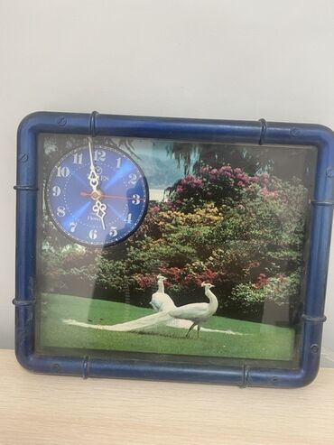 купить настенные часы в бишкеке: Настенные часы с декоративной картиной - Тип: настенные кварцевые