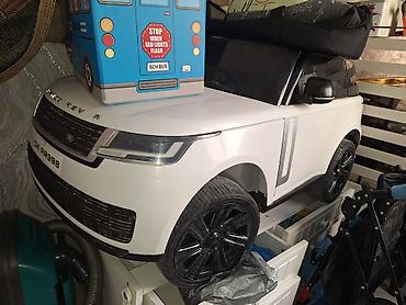 oyunca: Uşaq elektrikli maşın – Range Rover üslubunda, ağ rəng. - Korpusu SUV — 1