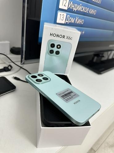 android box: HONOR X6c — стильный смартфон в мятном цвете. Ключевые особенности: - — 1