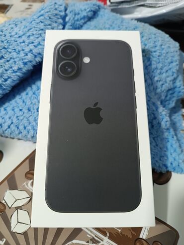 новые телефоны айфон: IPhone 16, Жаңы, 128 ГБ, Кара, Куту