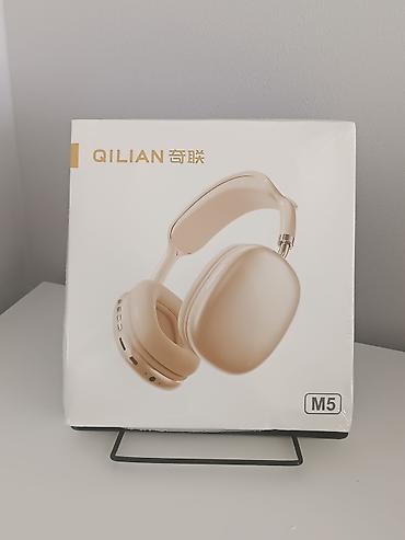 блютуз bluetooth: Заголовок: Беспроводные полноразмерные наушники QILIAN M5 (Новые) — 1