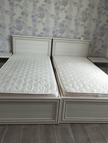 детские кровати: Новый, Односпальная кровать, Без подьемного механизма, С матрасом, Без выдвижных ящиков, Азербайджан