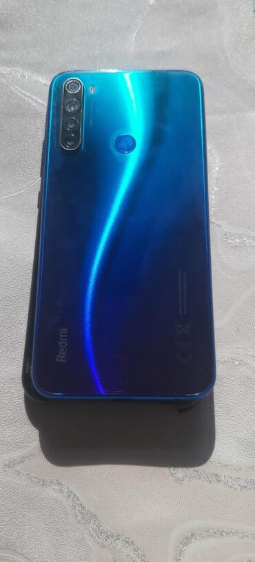 xiaomi redmi 9c qiymeti: Xiaomi Redmi Note 8, 64 GB, rəng - Göy, 
 Düyməli, Sensor, Barmaq izi