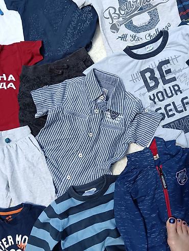 patike do 5000 dinara: Veliki paket dečije garderobe za dečaka (otprilike 4–5 god preko 40 — 8
