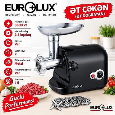 Ət çəkən maşın Eurolux, 3600 Vt, Revers ilə, Yeni