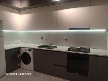 Mətbəx mebeli: Müasir dizaynlı mətbəx mebeli komplekti - Stil: minimal və düz xətli — 3