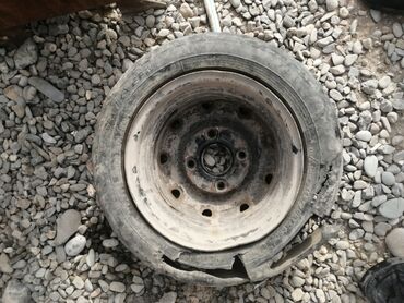 Дөңгөлөктөр монтажда: Дөңгөлөктөр монтажда 165 / 70 / R 13, Жай, Колдонулган, Камдык, Жеңил унаалар, Темир, тешиктери - 4