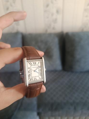 saat barter: Cartier üslubunda kvadrat formalı qol saatı Alana endirim olacaq başqa — 1