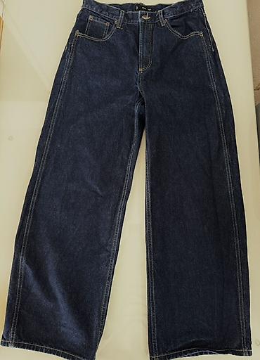 dex rok: MNG (Mango) široke farmerke – tamni indigo - Model: wide leg/straight — 2