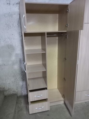 Шкафы для одежды: Шкаф для одежды, Новый, Прямой, ЛДСП — 8