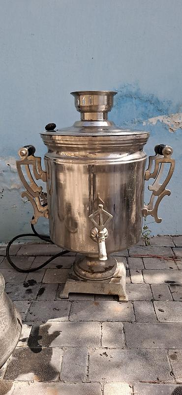Все для дома и сада: Böyük həcimli elektrik samovar.ili1982.45 lt - Material: mis gövdə və — 3