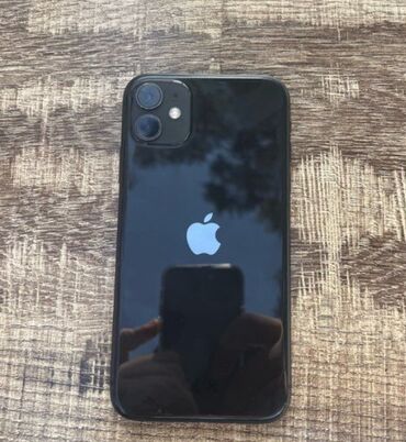 мышь apple: IPhone 11, Колдонулган, 64 ГБ, Кара, Заряддоочу түзүлүш, Коргоочу айнек, Каптама, 75 %