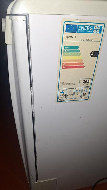 et masini: Indesit DFG 14B10 TK qabyuyan maşın - Enerji sinfi: A+; illik enerji — 2