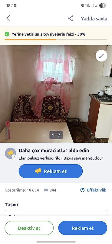 Mətbəx mebeli: Salam kiraye ev verlir kurdexanda — 1