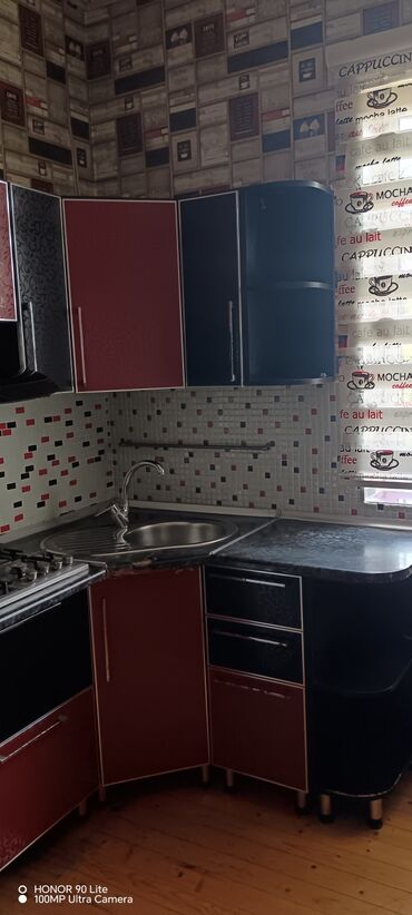mətbəx mebelləri: Metbex mebeli tecili🔴‼️ satılır 2.40 m dairevi terefi 65 sm. Qaz moyka