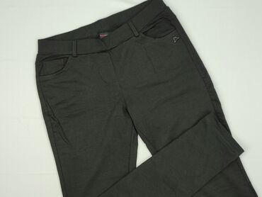 legginsy z zapiętkami h: Material trousers for women, L (EU 40)