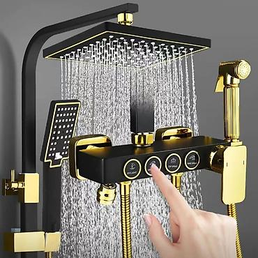 Душевые наборы: Матовое, Черный — 11