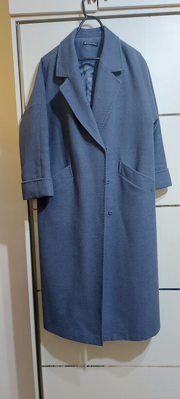 qadin palto modelleri: Palto L (EU 40), XL (EU 42), rəng - Boz