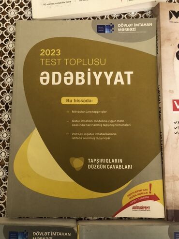 ədəbiyyat test toplusu pdf yüklə: 2023-cü il qəbul imtahanlarına hazırlaşan abituriyentlər üçün Dövlət