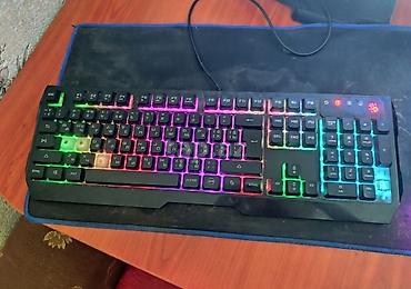 Oyun klaviatura və siçan dəsti - Tam ölçülü oyun klaviaturası: RGB