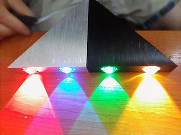 Rasveta: RGB zidne led lampe moderna 4W. Modernog dizajna aluminijumske lampe — 1