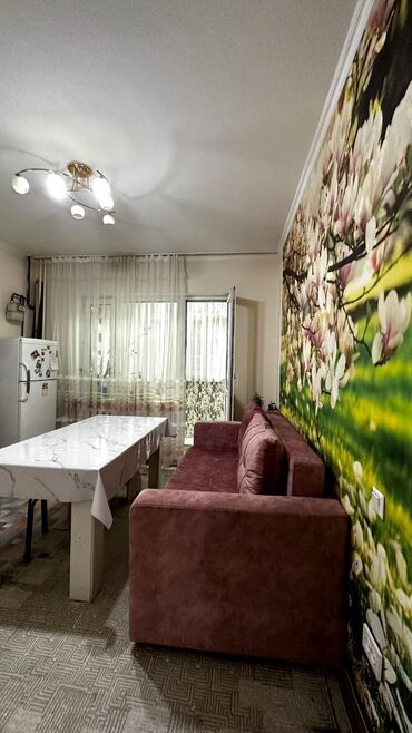 кыргызстан квартиры продажа: 1 комната, 54 м², 107 серия, 1 этаж, Евроремонт