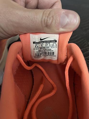 asics кроссовки: Nike, Размер: 37.5, цвет - Оранжевый, Б/у — 7