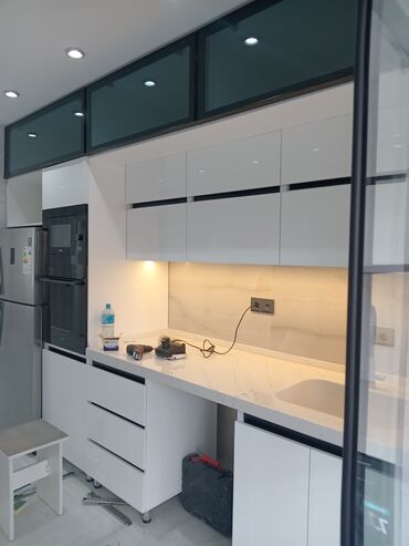 Sifarişlə mətbəx mebeli: Sifarişlə mətbəx dəsti, MDF — 2