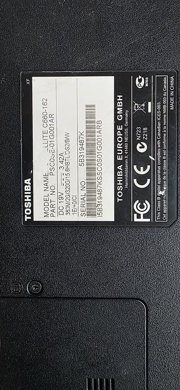компьютер на запчасти: Б/у Toshiba, 15.6 ", Intel Core i3, < 128 ГБ, Платная доставка — 3