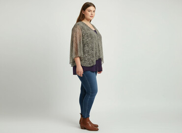 modne bluzki plus size: Жіноча блуза, розмір 4XL