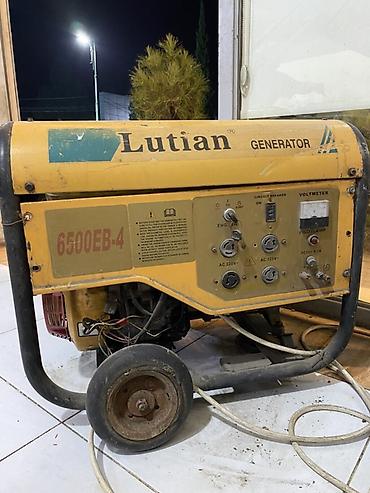 mal peyini: Lutian 6500EB-4 benzin generator - Marka/model: Lutian 6500EB-4 — 1