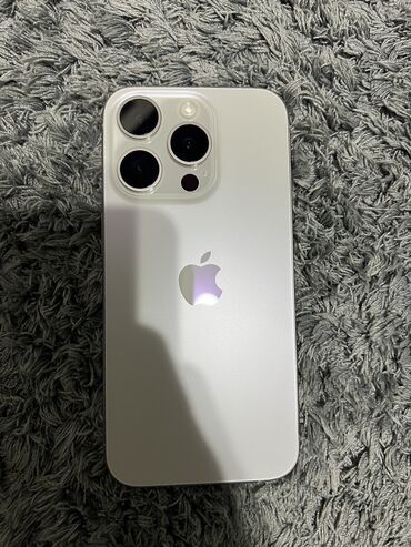 poco f5 цена бишкек: IPhone 15 Pro, Жаңы, 512 ГБ, Ак, Каптама, Кабель, 100 %