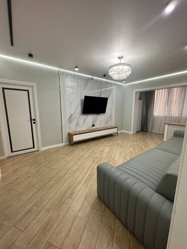 2 комнатная квартира в джале: 4 бөлмө, 105 кв. м, 106-серия, 2 кабат, Дизайнердик ремонт