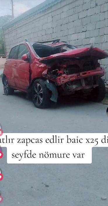 фургоны категории б: BAIC X25 – ehtiyat hissələrə sökülür - Model: BAIC X25 (krossover) - — 2