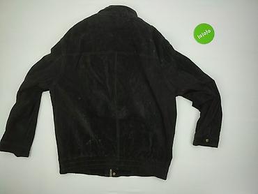 leather jacket: Męska kurtka skórzana, rozmiar XL — 3