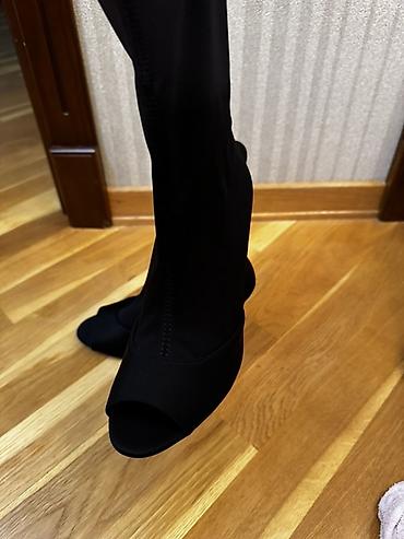 sari batinka: Zara, Ölçü: 39, rəng - Qara, İşlənmiş — 5