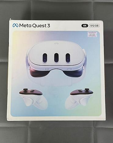 VR көз айнек: Meta Quest 3 (512 ГБ, 4K) Новые, запечатанные, купили но не подарили — 1