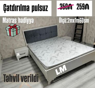 qazon tumu: İkinəfərlik çarpayı, 2 tumba, Yeni