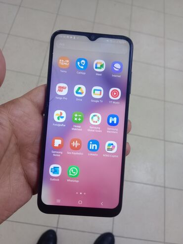 samsung a0: Samsung Galaxy A03s, 64 GB, rəng - Qırmızı, Barmaq izi, Face ID