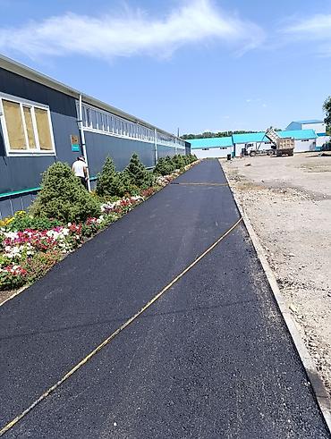 ness construction: Укладка Асфальта _Ложем Стелим Асфальт основанием и без основания — 2