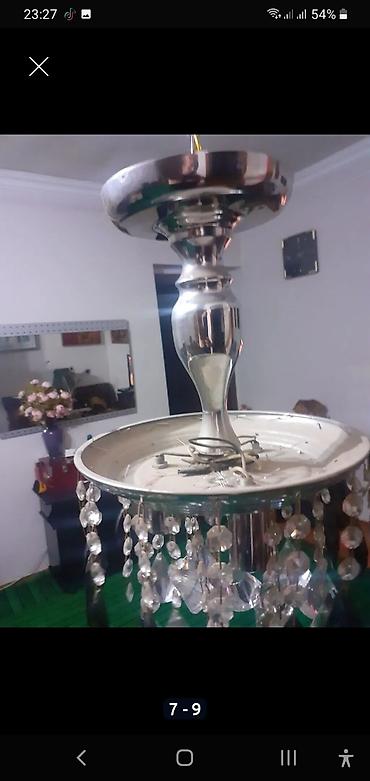 asma guzgu: Çılçıraq, 3 lampa, Metal — 1