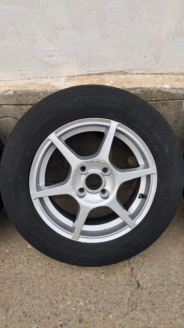 трубина тди: Дөңгөлөктөр монтажда 185 / 65 / R 14, Жай, Колдонулган, Комплект, Жеңил унаалар, Куйма, тешиктери - 4