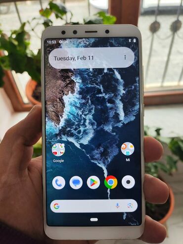 Xiaomi: Xiaomi Mi A2, 128 GB, rəng - Qızılı, 
 Barmaq izi