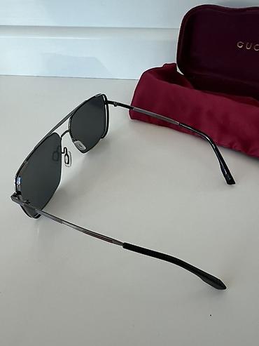 Mobil telefon və aksesuarlar: Kişi günəş eynəyi GUCCI — aviator, metal çərçivə ( A klass kopiya) — 2