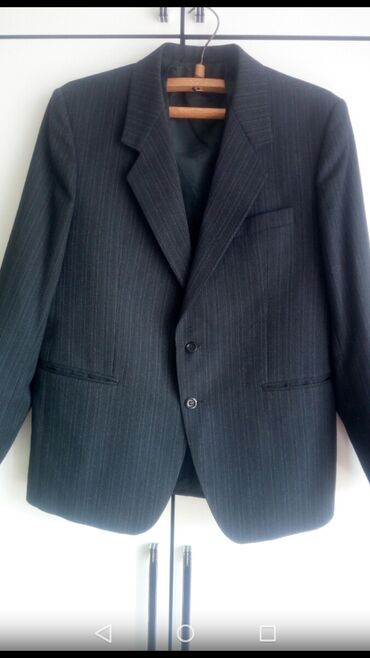 пиджаки мужские: Костюм XL, цвет - Серый