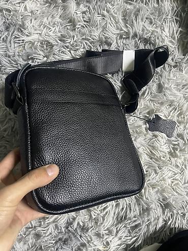 Барсетки: Барсетка, Материал: Экокожа, Регулируемый ремень, Новый — 4