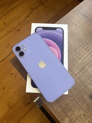 Apple iPhone: IPhone 12, 128 GB, Deep Purple, Face ID
